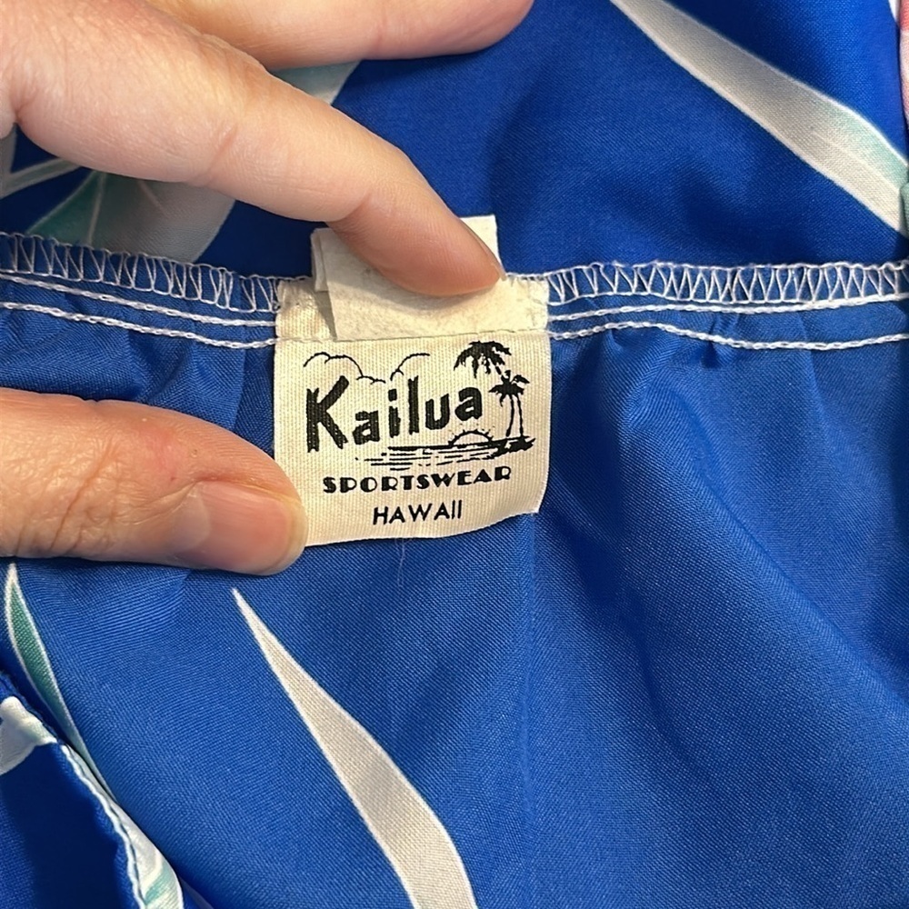 Vintage Kailua Sportswear Hawaiian Sleeveless Floral Dress Size 2XL GUC - Picture 17 of 17